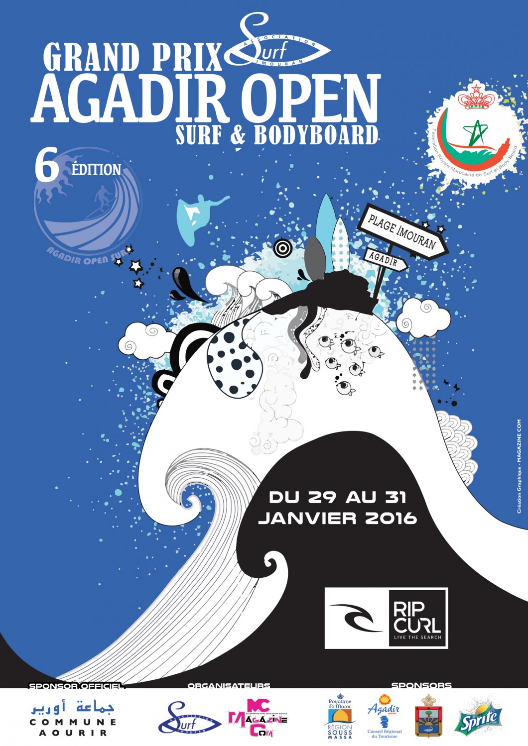 GRAND PRIX AGADIR OPEN – SURF & BODYBOARD 2016